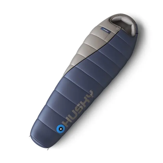Husky Syntetický třísezónní spací pytel Ember -15, modrá/šedá Cenově Výhodný