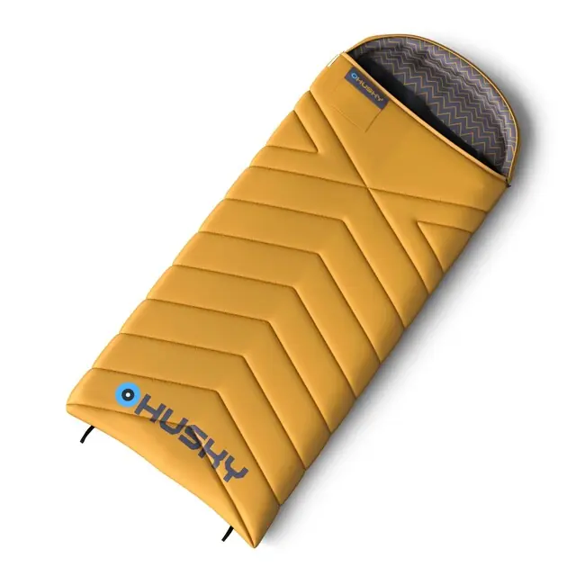 Odeslání Ihned Třísezónní spací pytel Husky Quilt Gizmo -5, hořčicová barva
