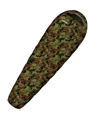 Dětský třísezónní spací pytel Husky Synthetic Junior Army -10, zelený Rychlé Dodání