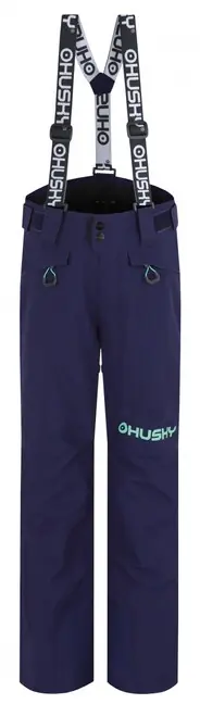 Finální Výprodej Dětské lyžařské kalhoty Husky Gunis Kids, tmavě modré