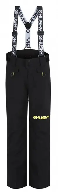 Originální Dětské lyžařské kalhoty Husky Gunis Kids, černé