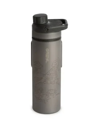 Filtrační láhev GRAYL Titanium UltraPress™ Purifier, Covert Black Cenově Výhodný