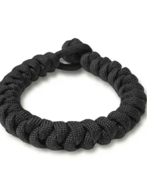 Akční Cena WARAGOD Paracord náramek s nastavitelným zapínáním Ectar, černý