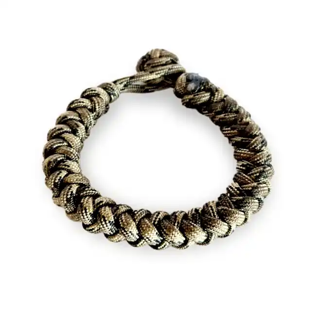 Dokud Zásoby Vydrží WARAGOD Paracord náramek s nastavitelným zapínáním Ectar, camo coyote