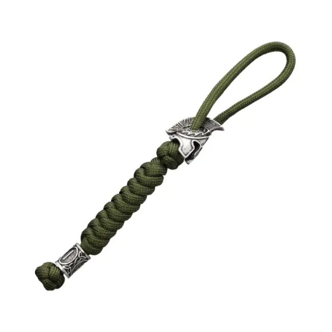 WARAGOD Paracord Spartan přívěsek na klíče Nénar, zelený Cenová Bomba