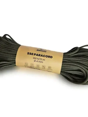 Aktuální WARAGOD Paracord 550 lano 31 m s průměrem 4 mm, zelená