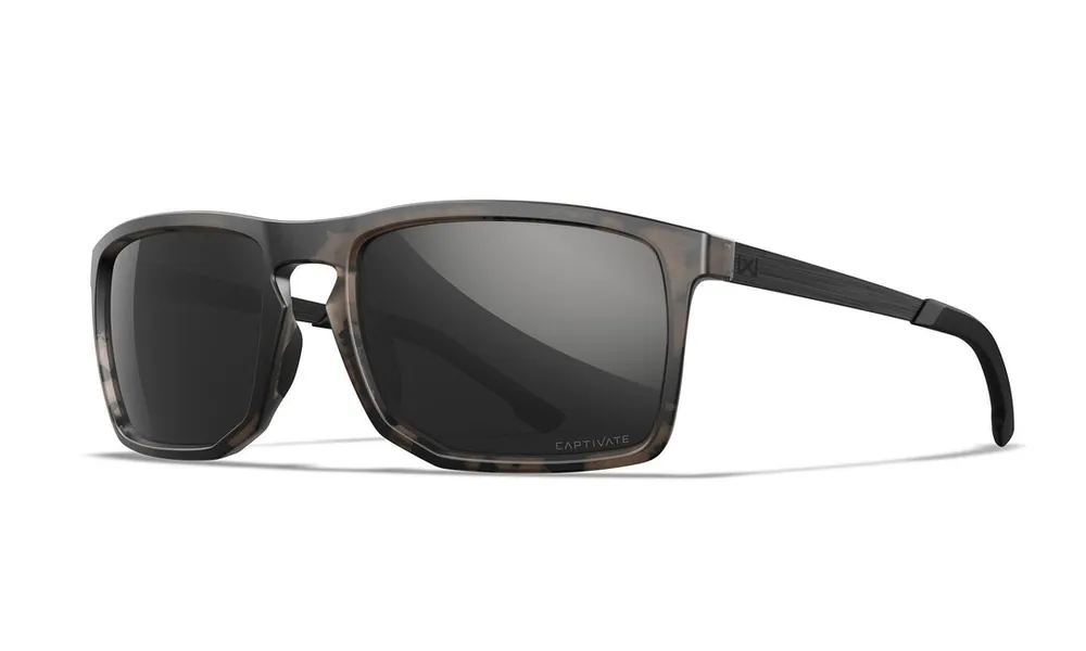 Koupit Online Wiley X Sluneční brýle Axe, Captivate Polarized Black Mirror/ Matte Tortoise Brown