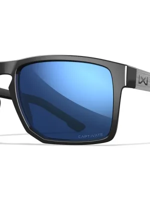 Oblíbený Wiley X Sluneční brýle Apex, Captivate Polarized Blue Mirror/ Gloss Black