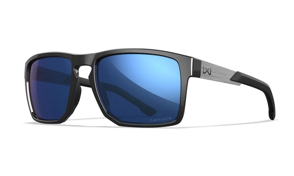 Oblíbený Wiley X Sluneční brýle Apex, Captivate Polarized Blue Mirror/ Gloss Black