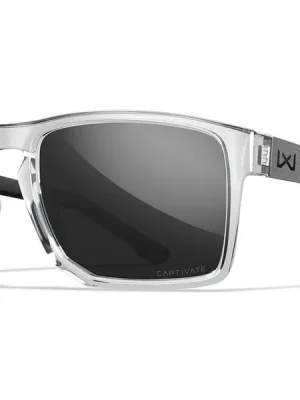 Levný Wiley X Sluneční brýle Apex, Captivate Grey/ Gloss Crystal Clear