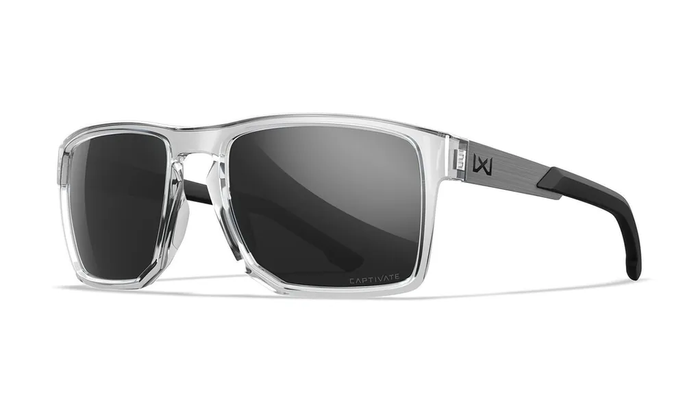 Levný Wiley X Sluneční brýle Apex, Captivate Grey/ Gloss Crystal Clear