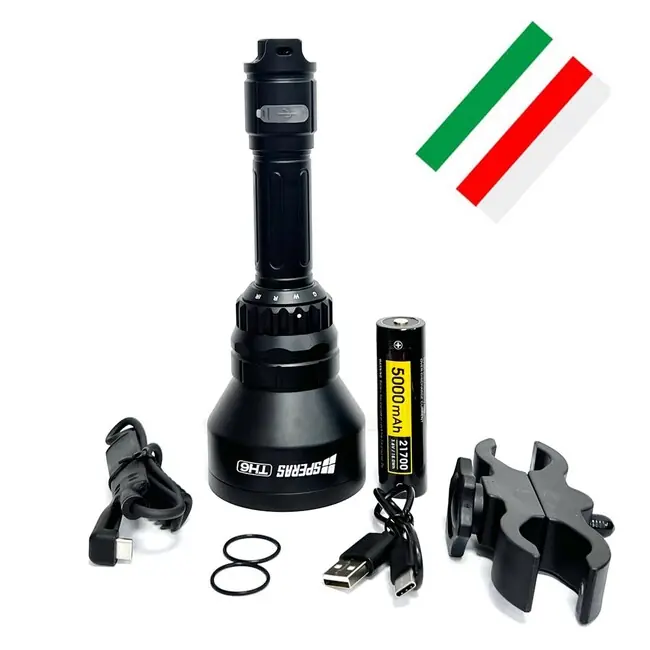 Tovární Cena Speras Baterkový set pro myslivce 4v1 TH6K 800lm