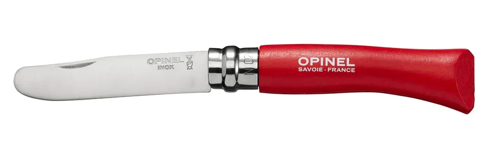 Víkendová Akce Opinel Zavírací nůž VRI N°07 My first Opinel, červená