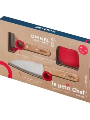 Nízká Cena Opinel Dětská kuchařská sada Le Petit Chef, červená