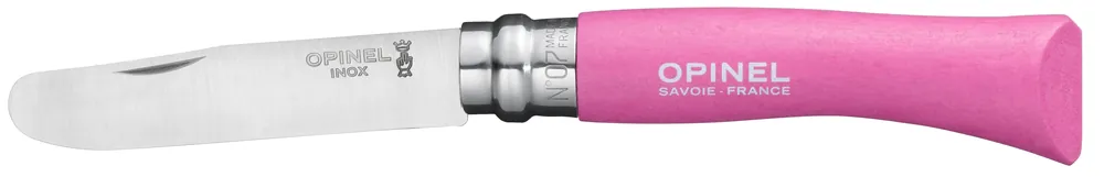 Sezónní Sleva Opinel Zavírací nůž VRI N°07 My first Opinel, růžová