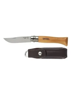 Výhodná Nabídka Opinel Zavírací nůž s pouzdrem VR N°08 Inox, hnědá