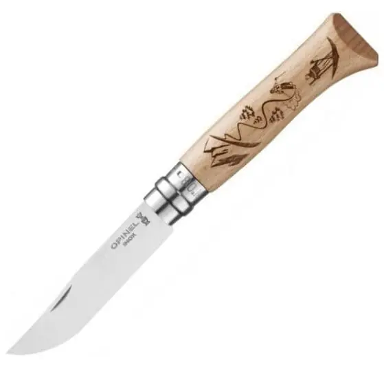Opinel Zavírací nůž N°08 Gravure Sport Ski Oblíbený