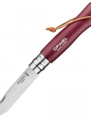 Must-Have Opinel Zavírací nůž VRI N ° 08 Trekking, burgundy