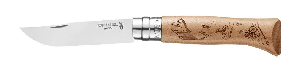 Opinel Zavírací nůž N°08 Gravure Sport Velo Pouze Dnes