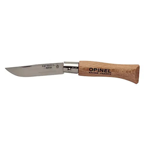 Originální Opinel Zavírací nůž VRI N°04 Inox, hnědá