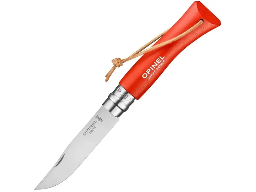 Jen Po Omezenou Doba Opinel Zavírací nůž VRI N°07 Inox Trekking, oranžová