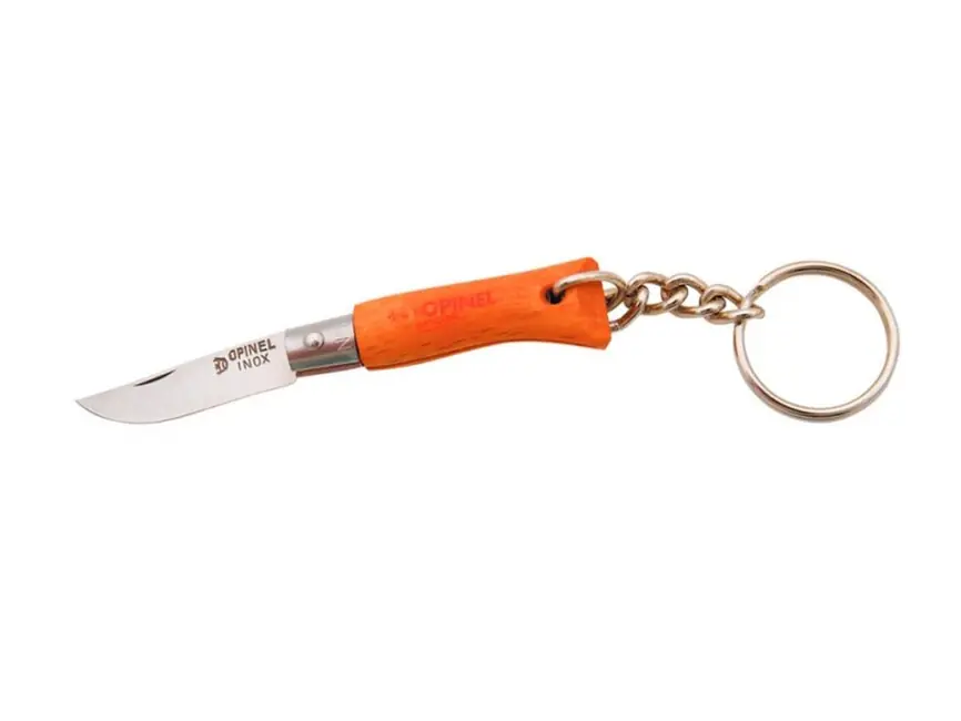 Nejlepší Cena Opinel Zavírací nůž na klíče N°02 Inox, oranžová