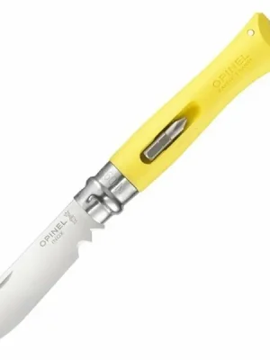 Opinel Zavírací nůž VRI N°09 Inox DIY, žlutá Omezená Nabídka