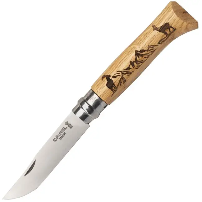 Opinel Zavírací nůž s motivem kamzíka VRI N°08 Inox Animalia 2019 Must-Have