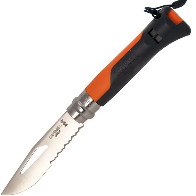 Opinel Zavírací nůž VRI N°08 Inox Outdoor, oranžová Rychlé Dodání