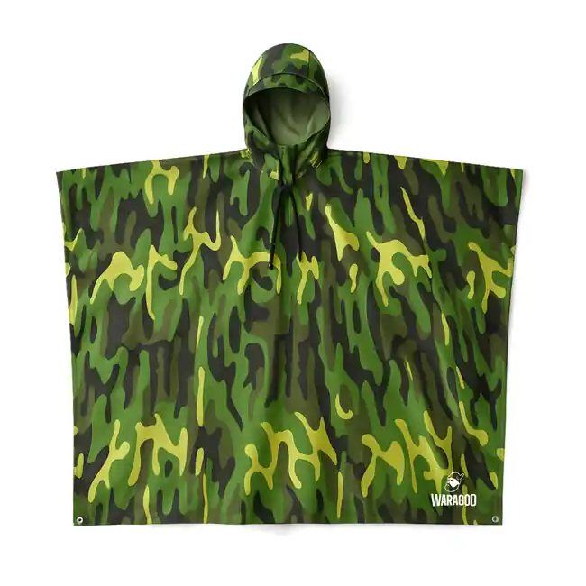 Cenový Hit WARAGOD Pončo Lag, C-Woodland