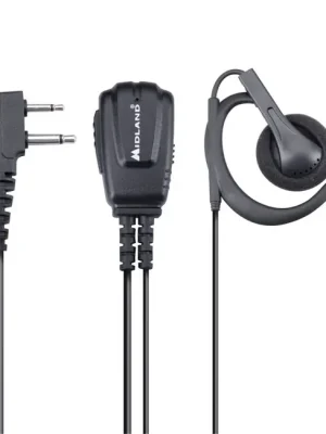 Midland Headset MA24-L Pro s PTT a 2-pin Midland konektorem Vysoce Kvalitní