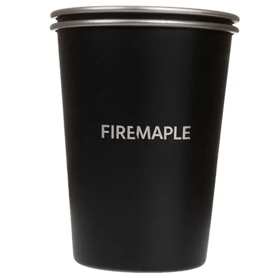 Fire Maple Poháre 2ks z nerezové oceli Antarctic 350 ml, černý Kup Teď