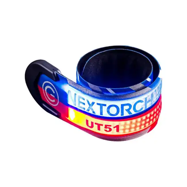 NexTorch® Blikající bezpečnostní páska UT51, červeno-modrý Bezpečná Platba