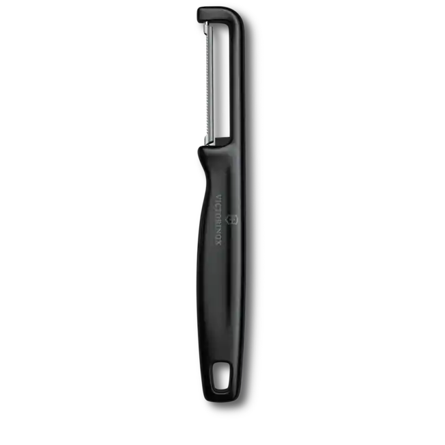 Časově Omezené Victorinox škrabka se zoubkovanou čepelí Iota Peeler, černá