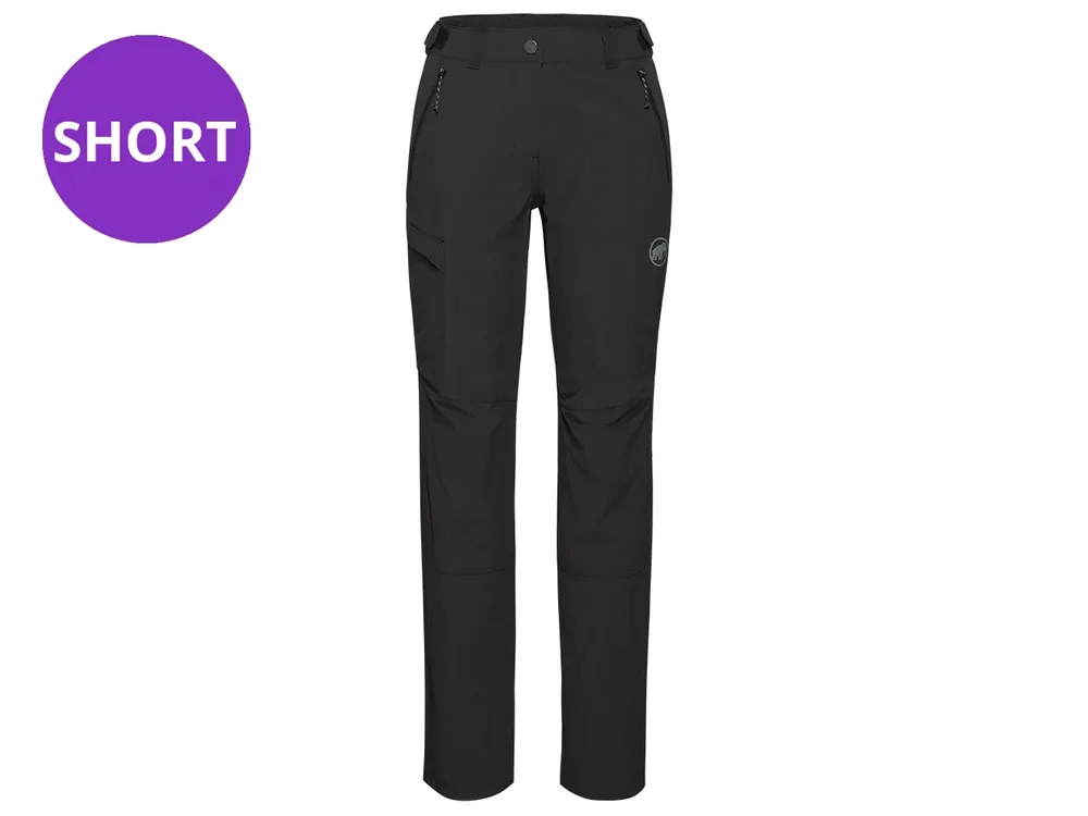 Přímo Od Výrobce Mammut Runbold IV Pants Women SHORT, Black - dámské outdoorové kalhoty