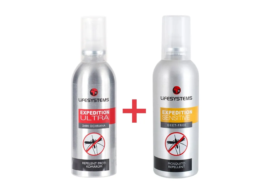 Set Lifesystems Expedition Ultra 100ml + Sensitive 100 ml repelent Cenově Výhodný