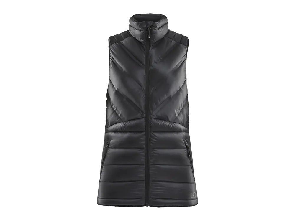 Originální Craft Lightweight Down Vest W, Black - dámská péřová vesta