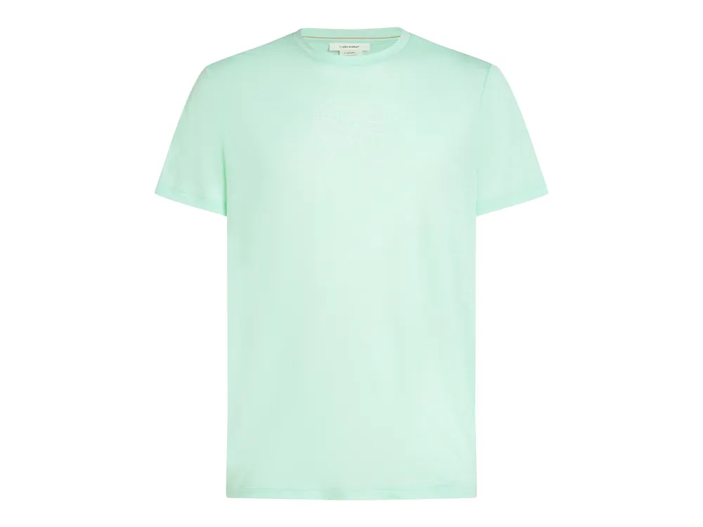 Icebreaker Mens Merino 150 Tech Lite SS Tee Adventure Ride, Mint Výhodná Nabídka