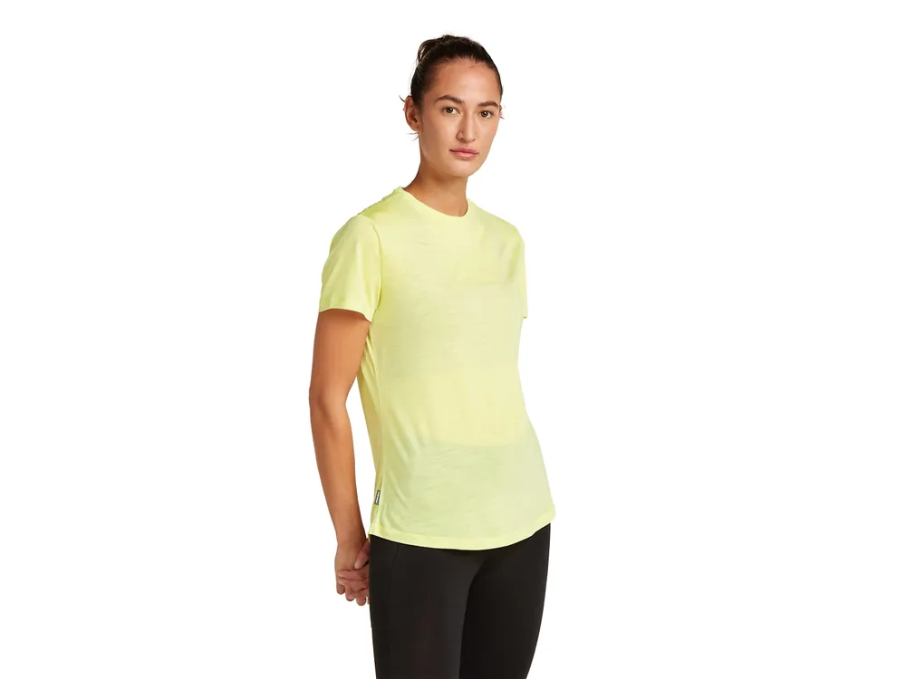 Pouze Dnes Icebreaker Wmns Merino 125 Cool-Lite Sphere SS Tee, Citrine