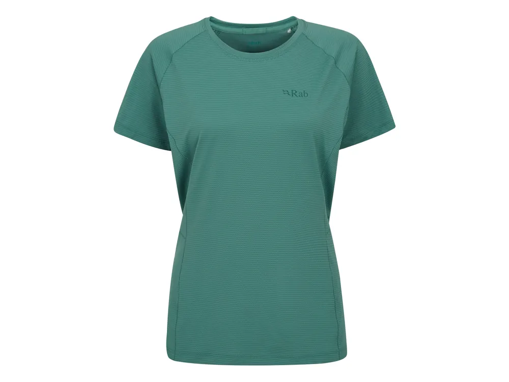 Originální Rab Women‘s Sonic Tee, Eucalyptus - dámské funkční tričko