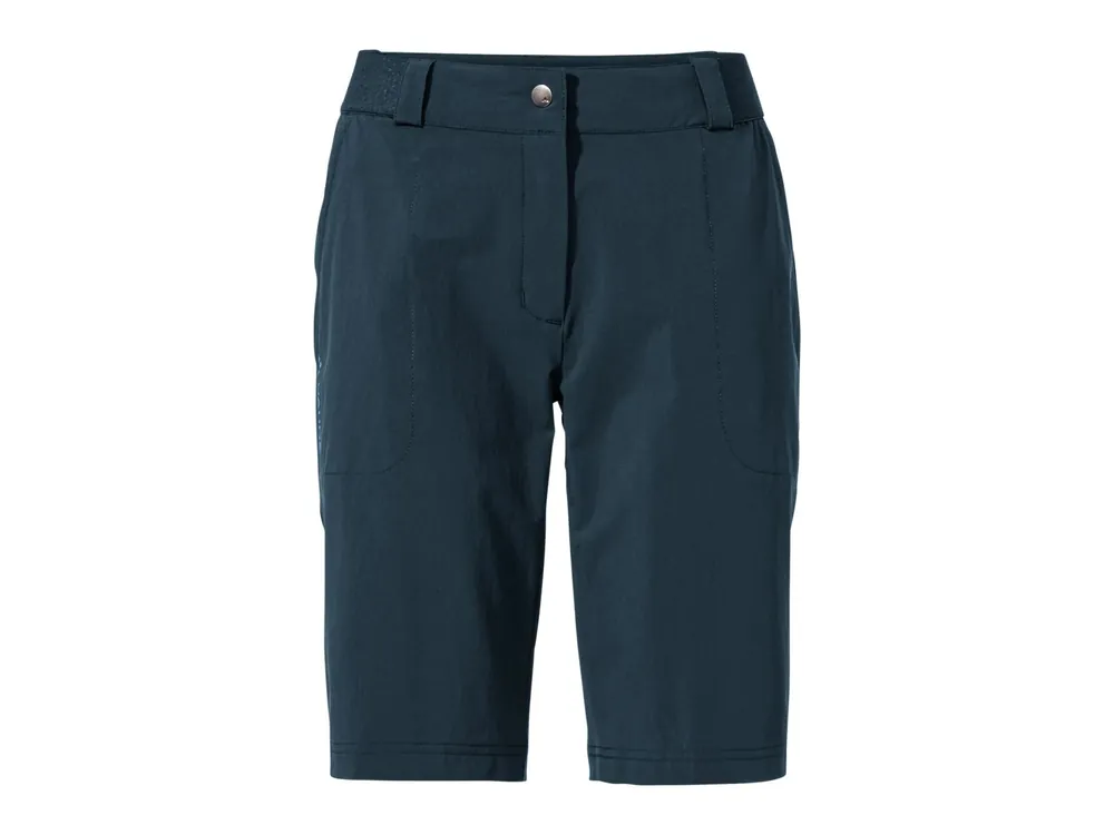 Vaude Women‘s Farley Stretch Shorts II, dark sea - dámské turistické šortky Finální Výprodej