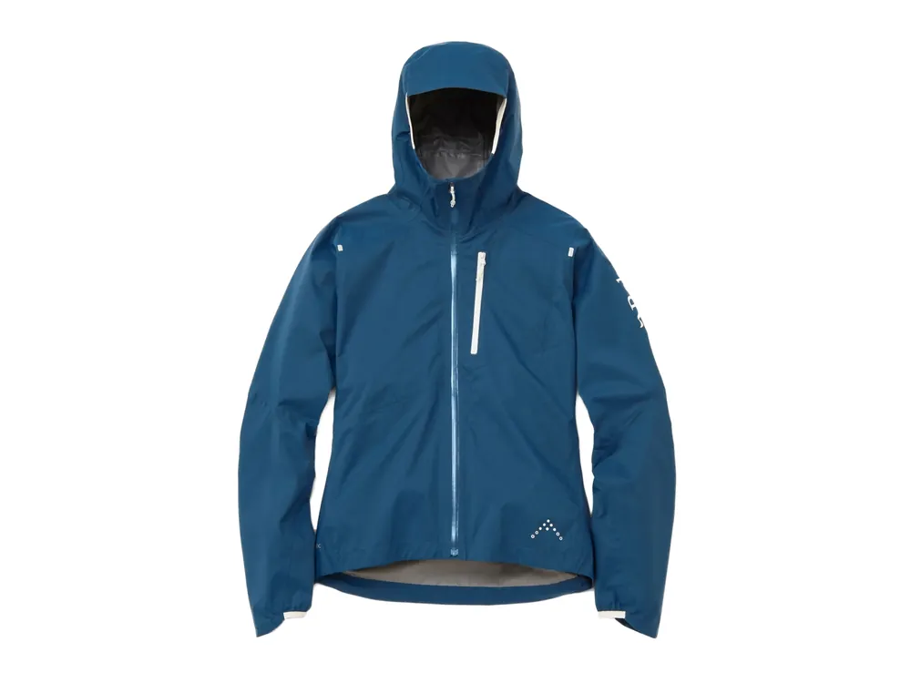 Akční Cena Rab Downpour Trail Light Jacket Womens, Tempest Blue - nepromokavá běžecká bunda