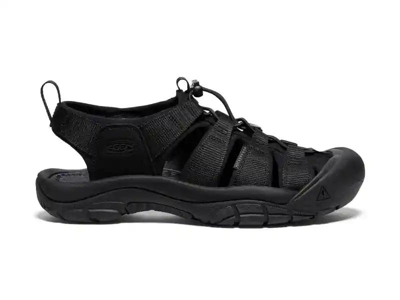 Keen Womens Newport H2 Triple Black - sandály dámské hybridní Koupit Online