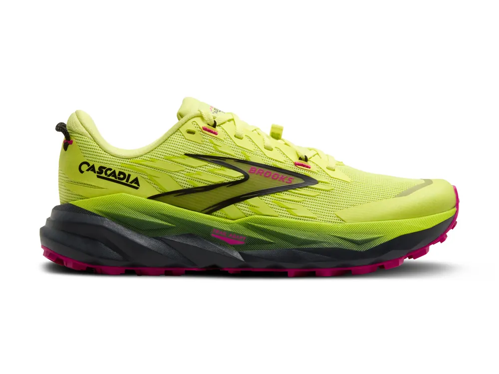 Tovární Cena Brooks Cascadia 19 W, Sunny Lime/Black/Magenta - dámské krosovky