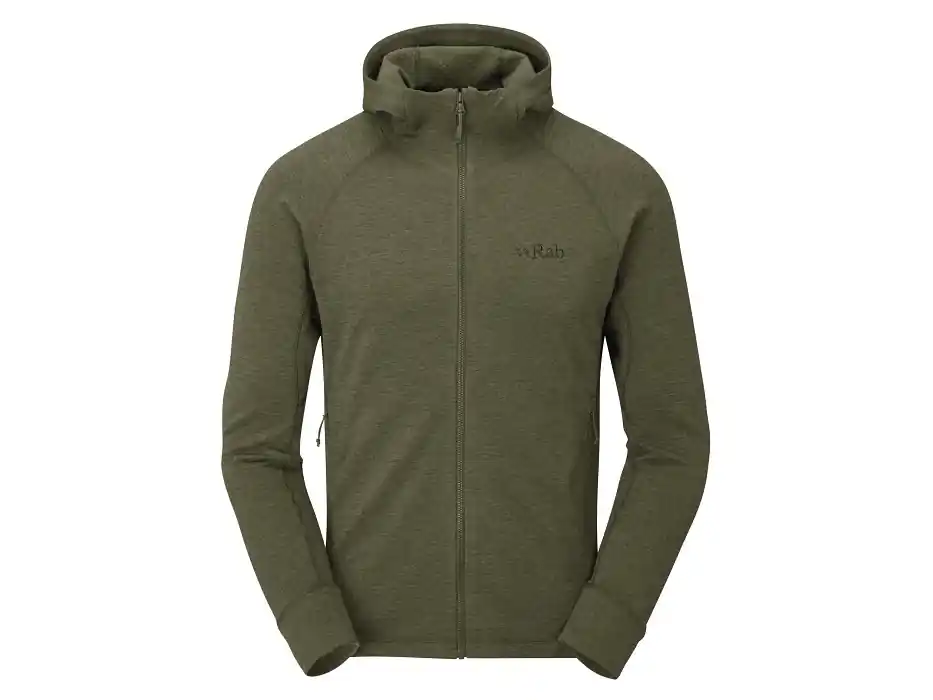 Akční Nabídka Rab Mens Nexus Hoody, Olive (Olive) - pánská střední vrstva s kapucí