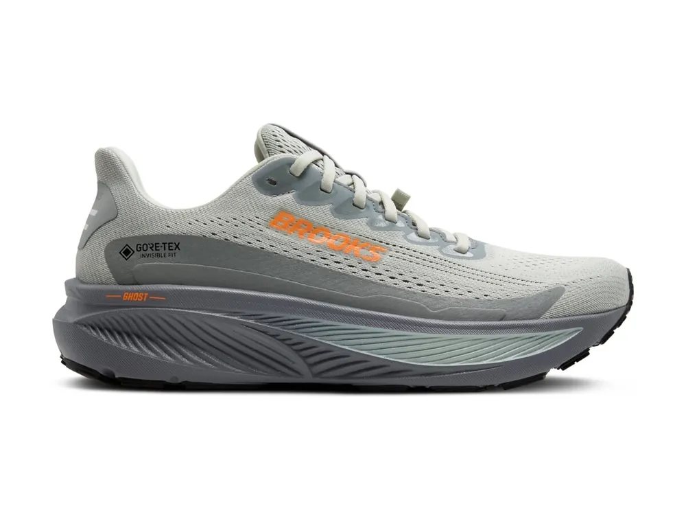 Brooks Ghost 17 GTX M, Smoke/Primer Grey/Orange - běžecké boty Top Prodej