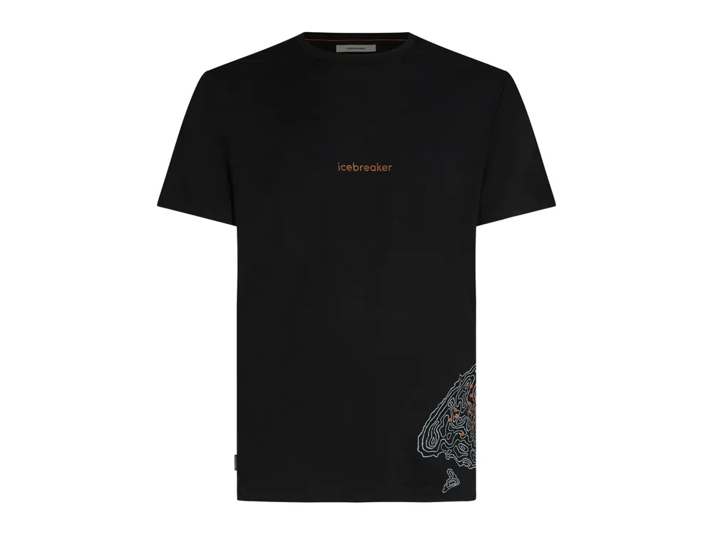 Icebreaker Mens Merino 150 Tech Lite SS Tee 30th Anniversary, Black Nízká Cena