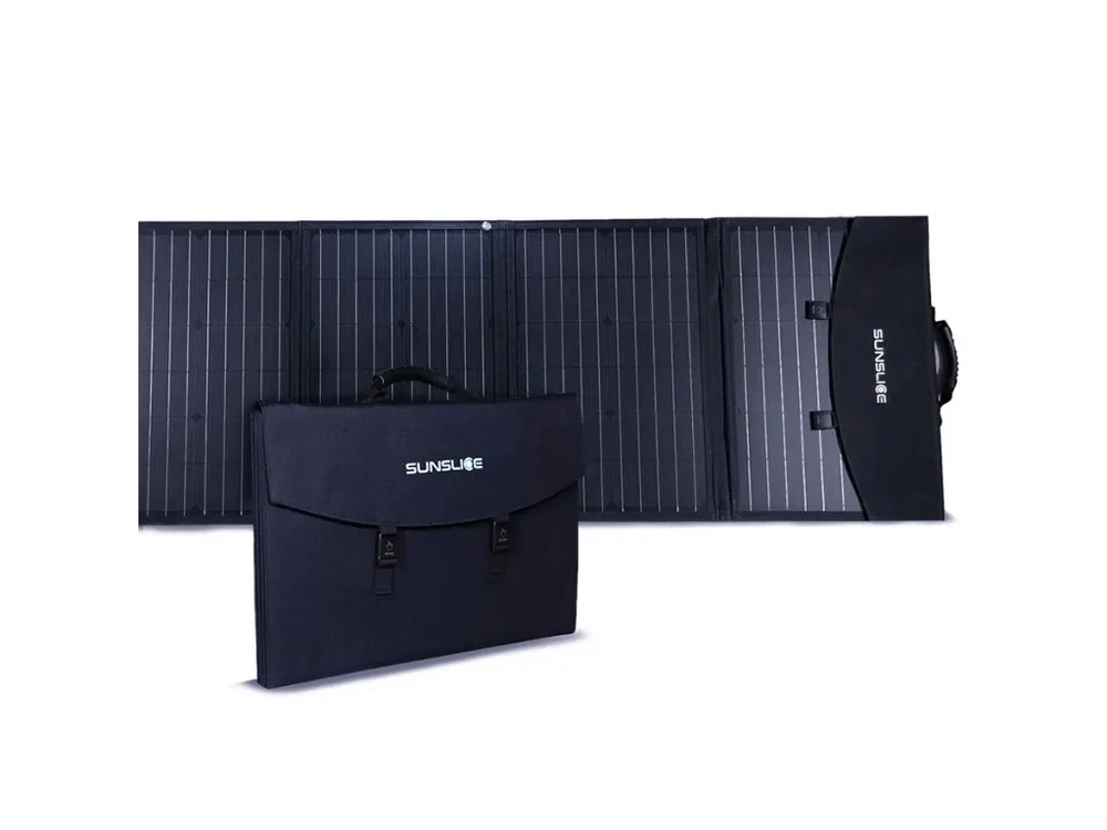 Vysoce Kvalitní SUNSLICE Fusion 150 W - skládací a přenosný solární panel