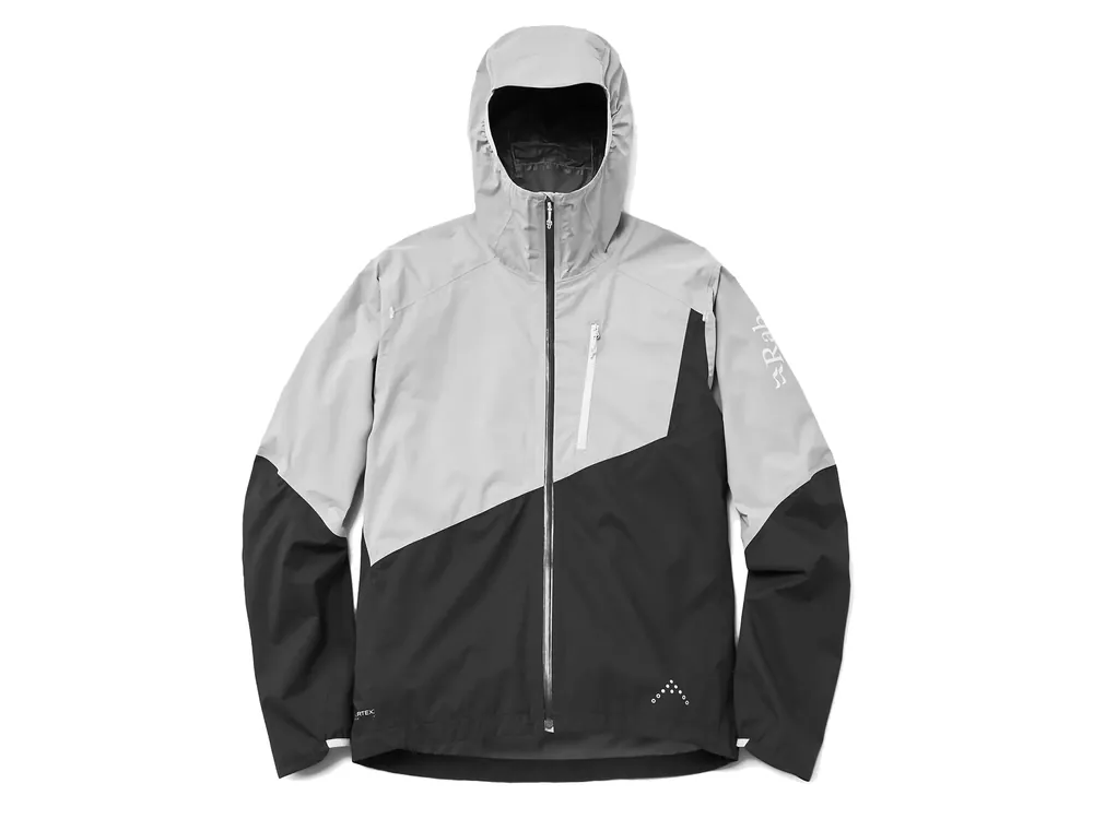 Rab Downpour Trail Light Jacket, Light Zinc/Anthracite Jen Po Omezenou Doba