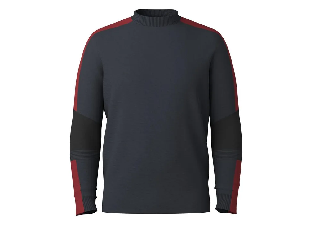 Smartwool M Alpine Crew Intraknit Max BL, Deep Navy - pánský svetr Autentický